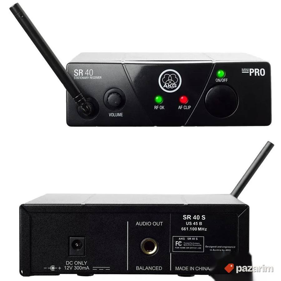 PROFESIONALNI AKG WMS 40 baza i transmiter PT 40 instrumenta 6