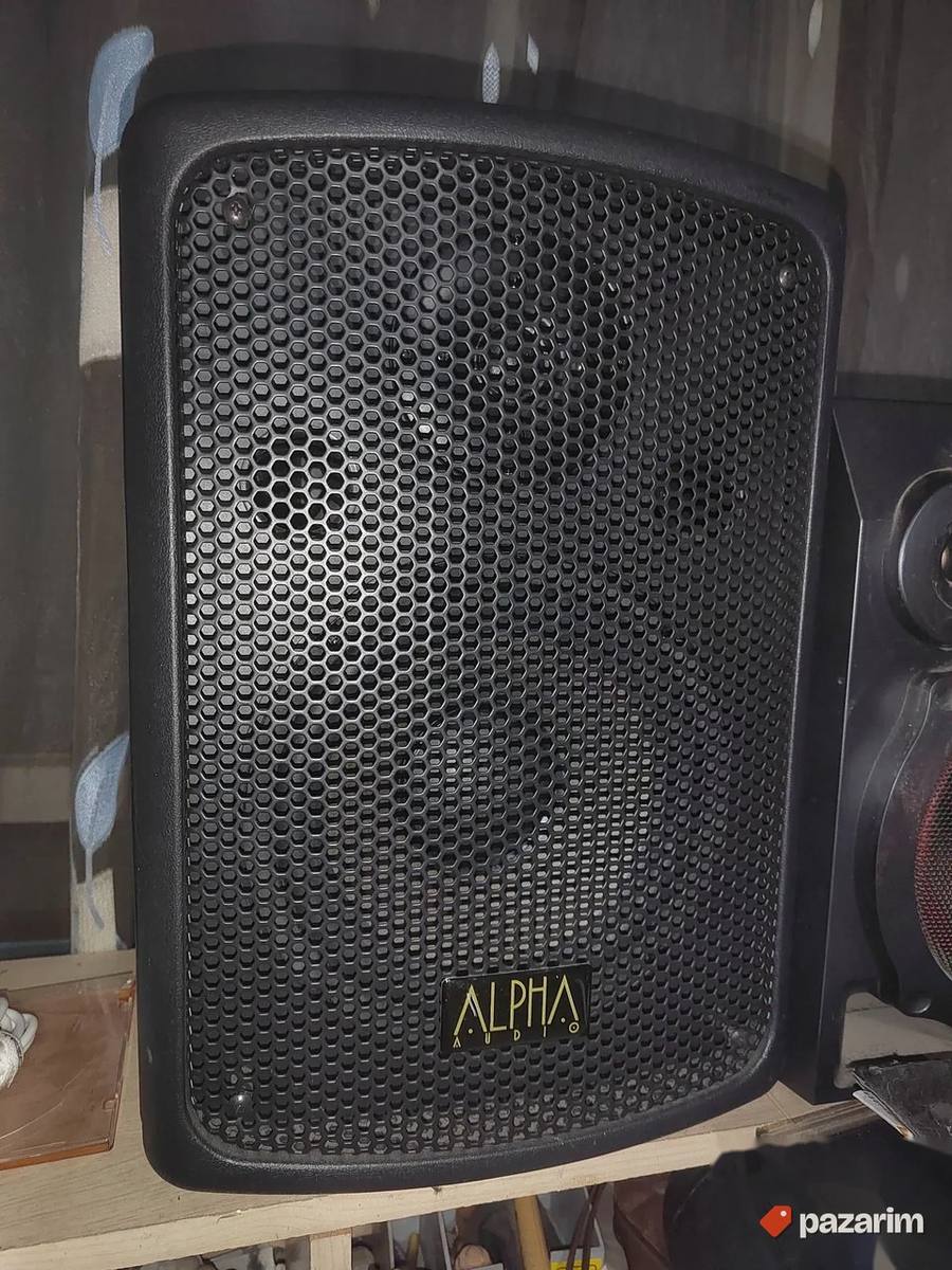 ALPHA AUDIO 0802 aktivni zvučnici 80 vati, kao novi. Nov 1 z 3