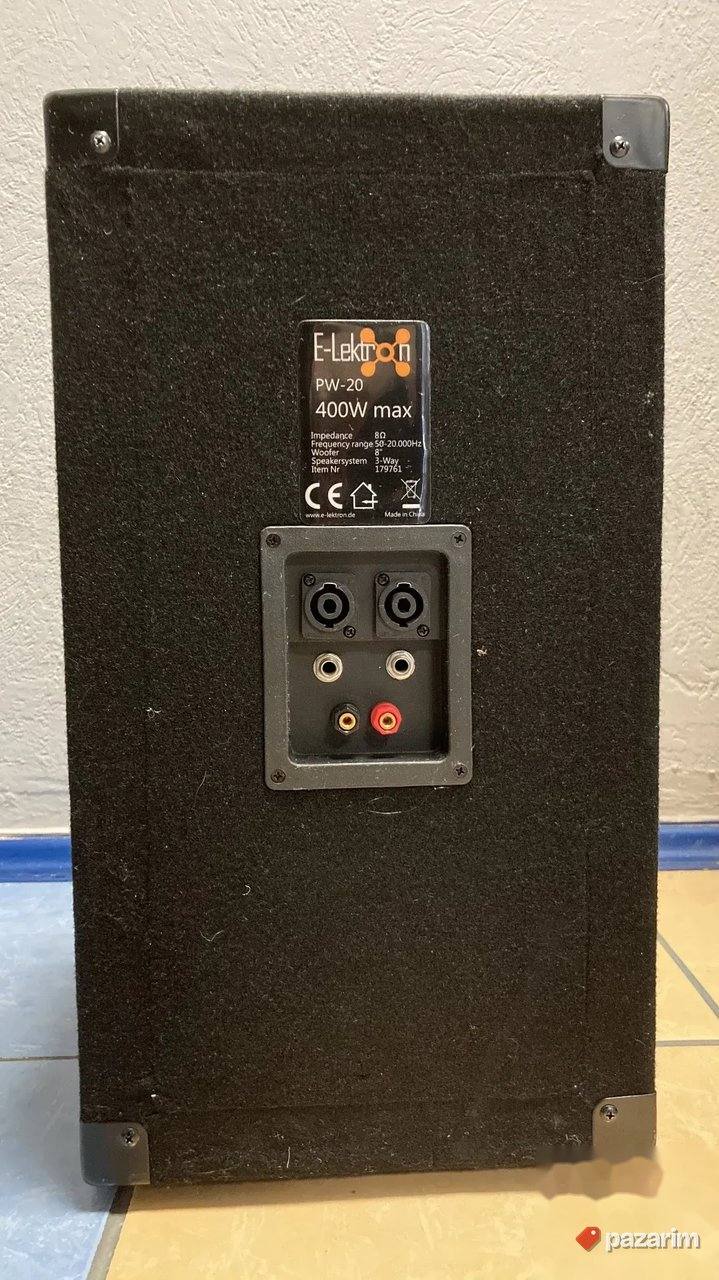 2 x 400 vati kao novi E-LEKTRON PW20, 2x 400 vati maksimaln 5
