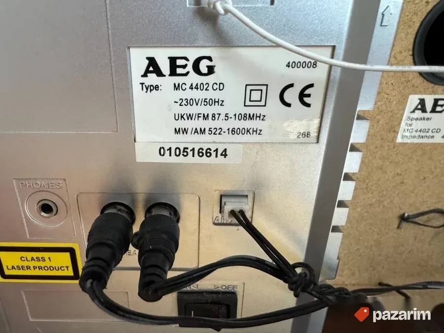 MINI LINIJA AEG MC 4402 CD, 100 WATI musičke snage, daljinsk 7