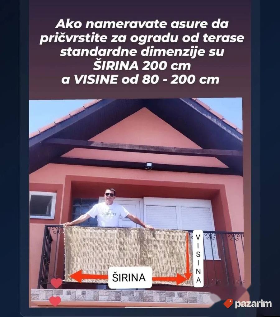 Asure za terase i letnjikovce 2