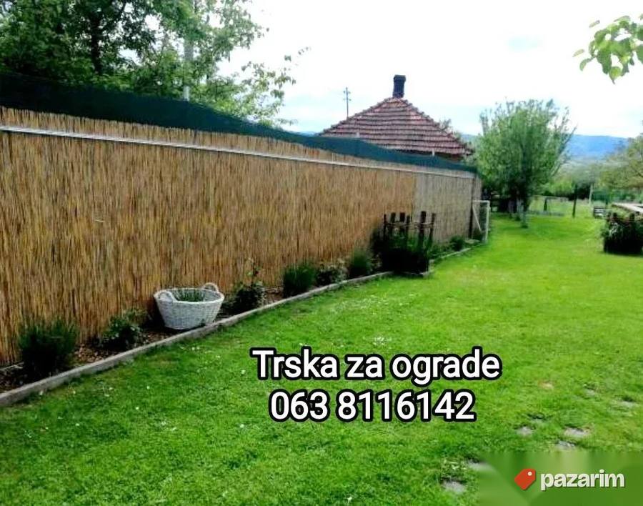 Montaža trske na ograde 6