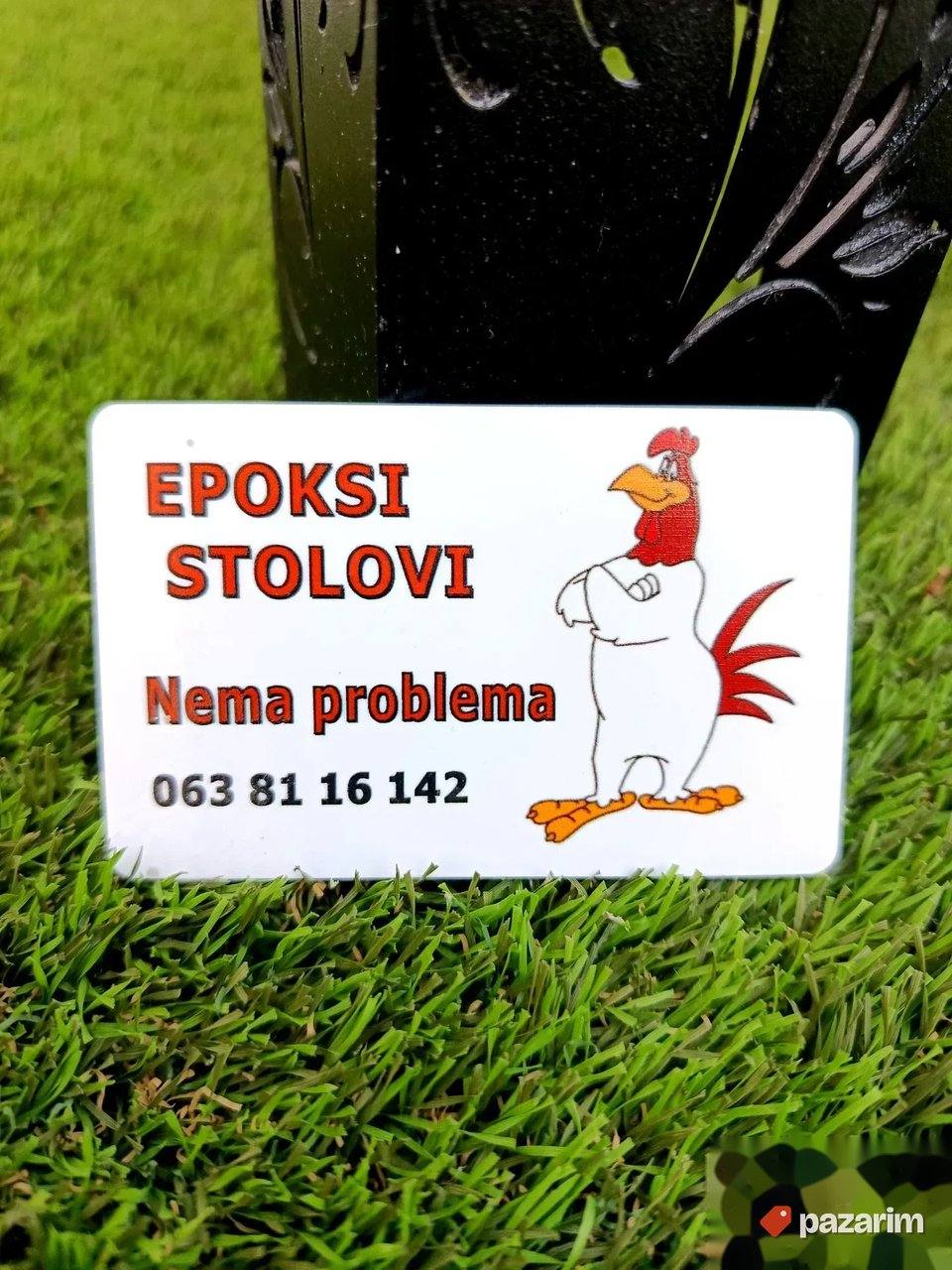 Izrada stolova sa epoxy smolom 1