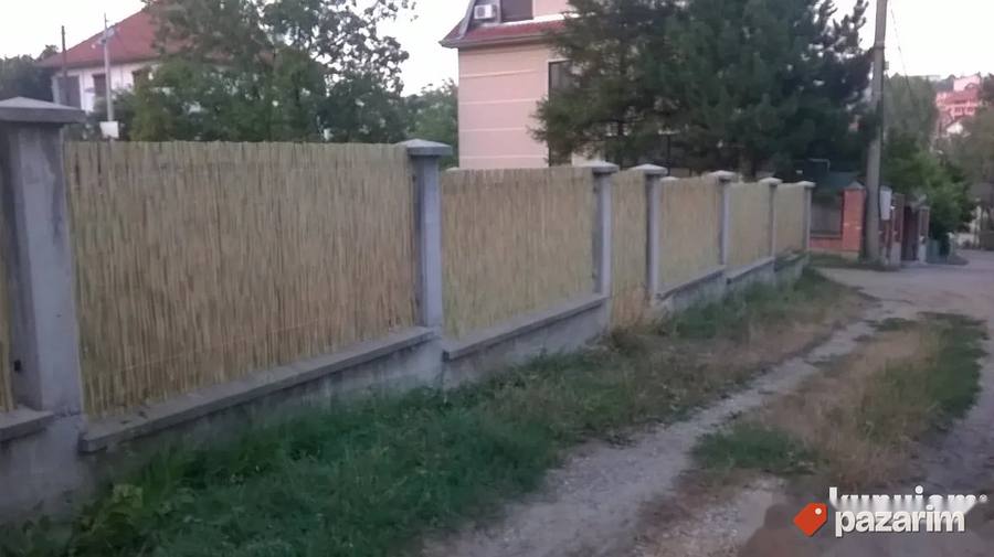 Montaža trske na ograde 8