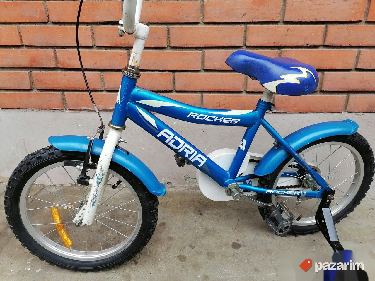 ADRIA Rocker 16 coli deciji biciklic sa pom. tockicima 1