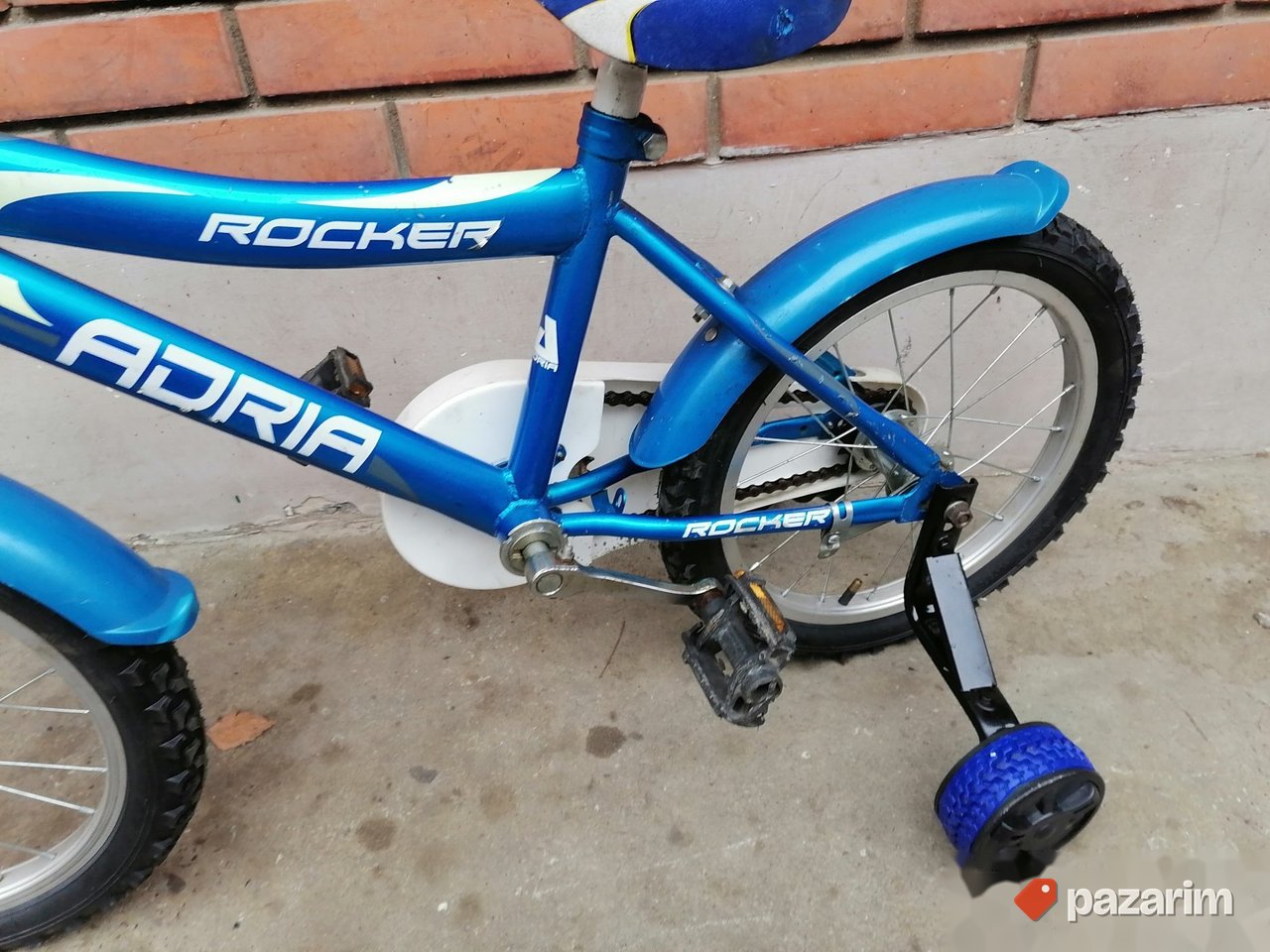 ADRIA Rocker 16 coli deciji biciklic sa pom. tockicima 2