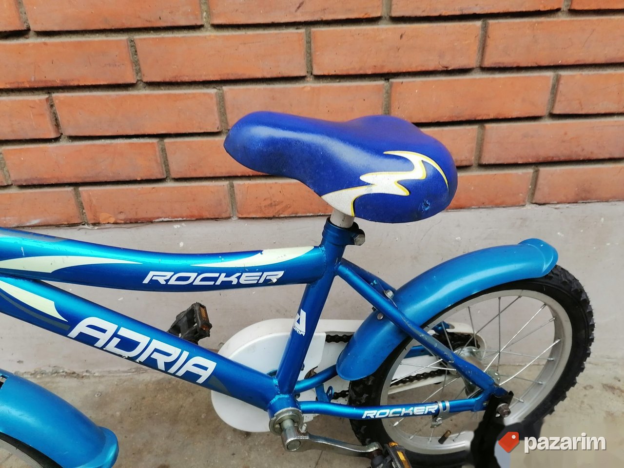 ADRIA Rocker 16 coli deciji biciklic sa pom. tockicima 3