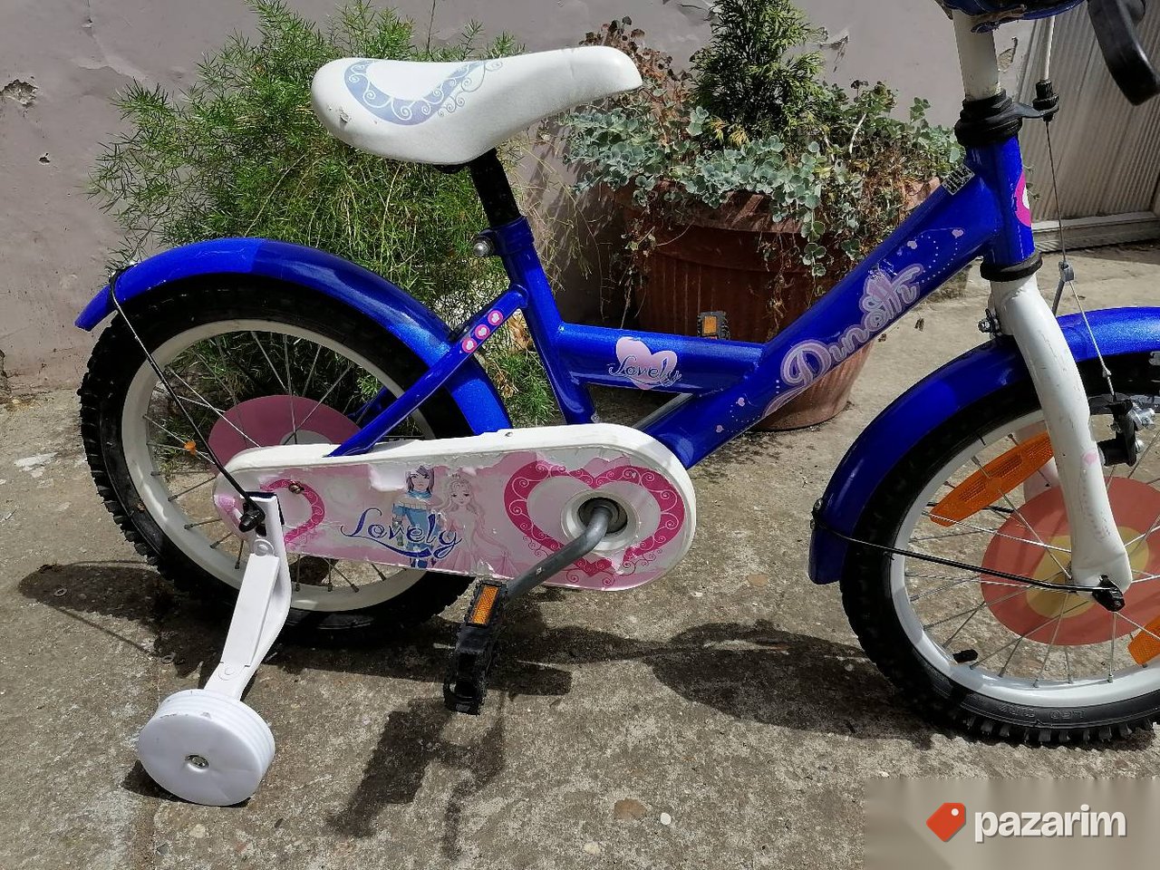 Bicikli deciji Dinotti Lovely 16 coli sa kontrom