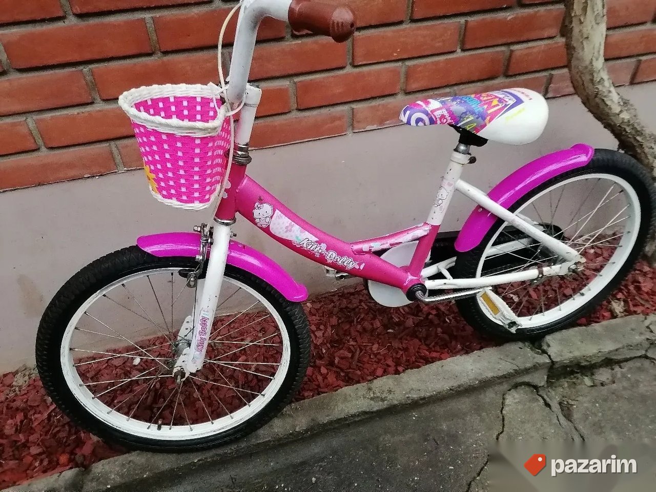 Bicikli deciji Kitty Dolly 20 coli sa kontra kocnicom 7