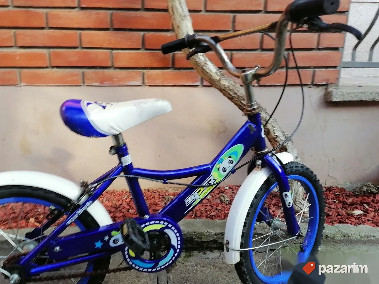 Bicikl deciji Super Bicycles 16 coli ss tockicima