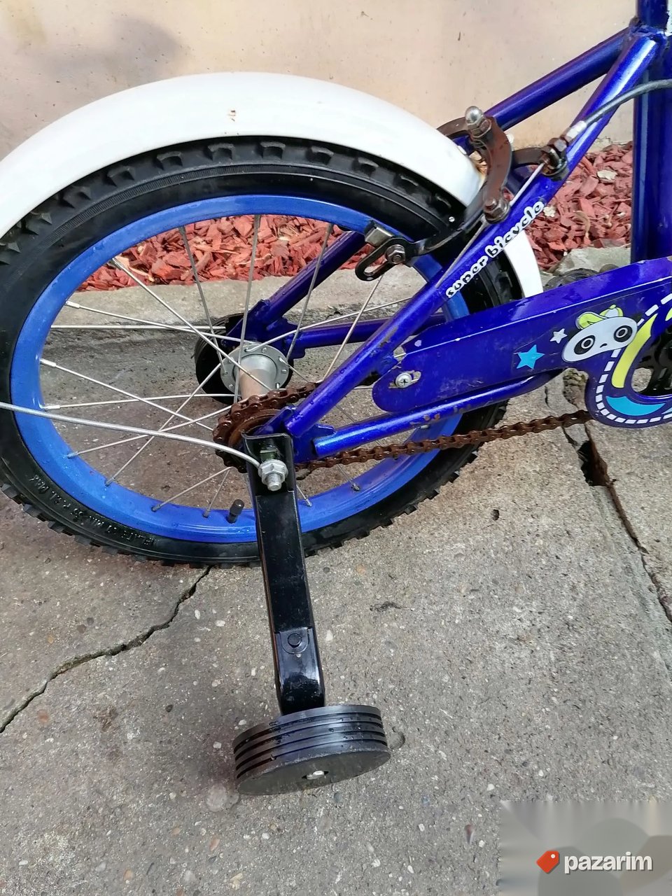 Bicikl deciji Super Bicycles 16 coli ss tockicima 8