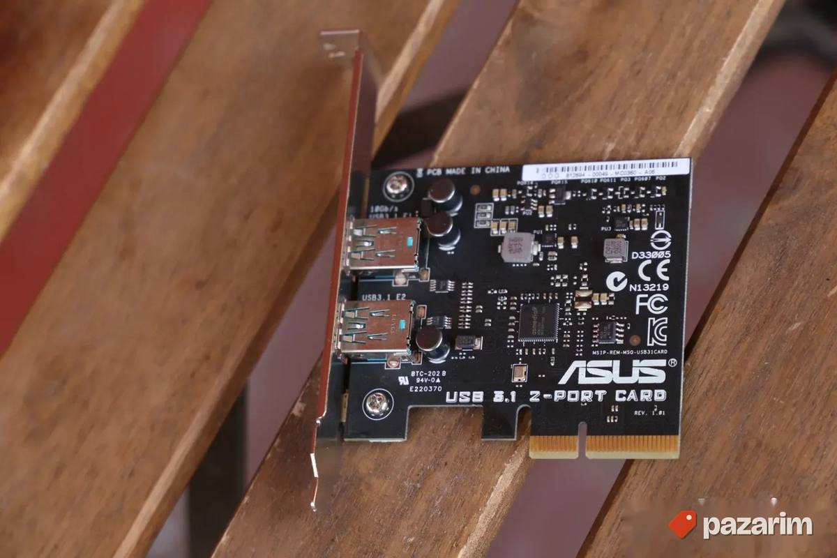 Asus USB 3.1 2-Port Card (Type-A) PCI-E X4 Expansion 1