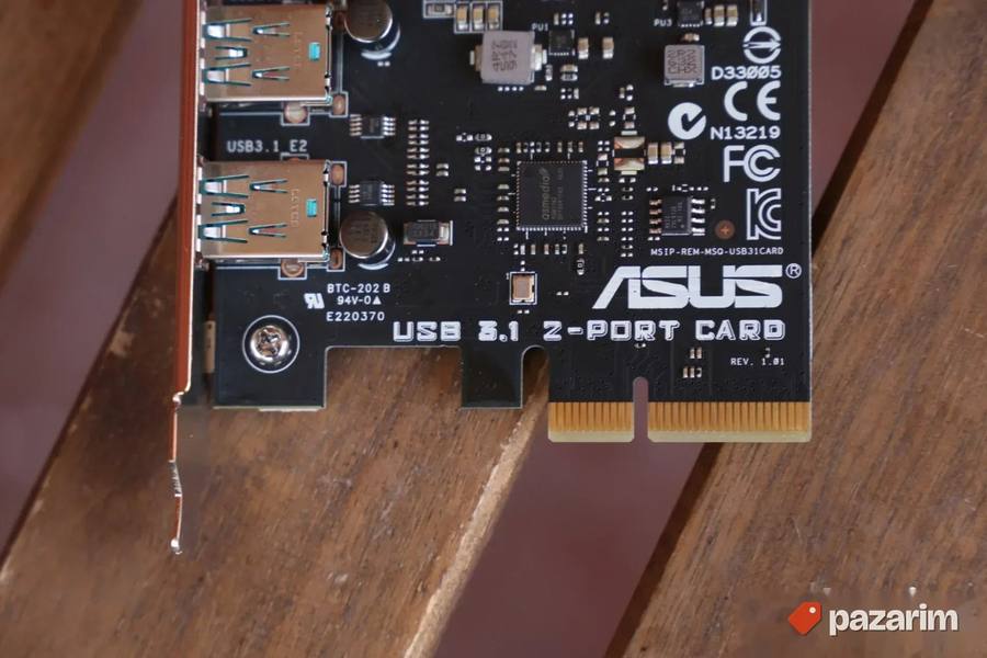 Asus USB 3.1 2-Port Card (Type-A) PCI-E X4 Expansion 2