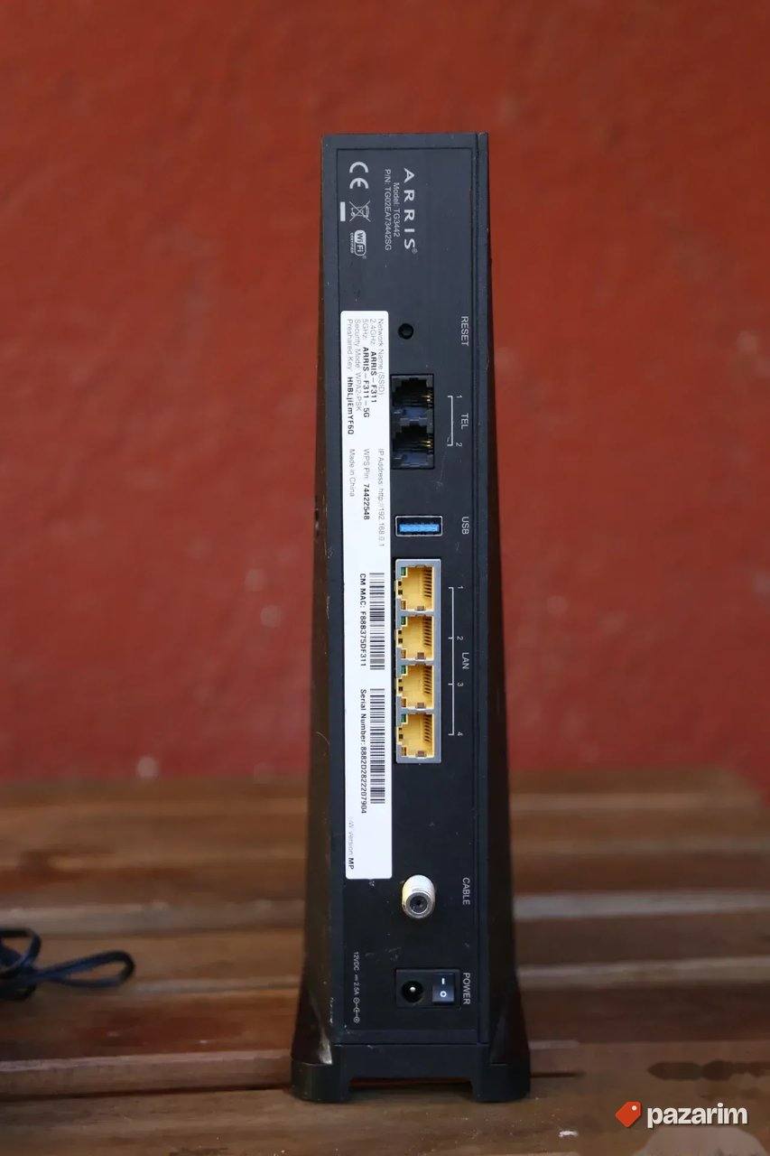 Arris TG3442 2.4GHz 5GHz ruter 6