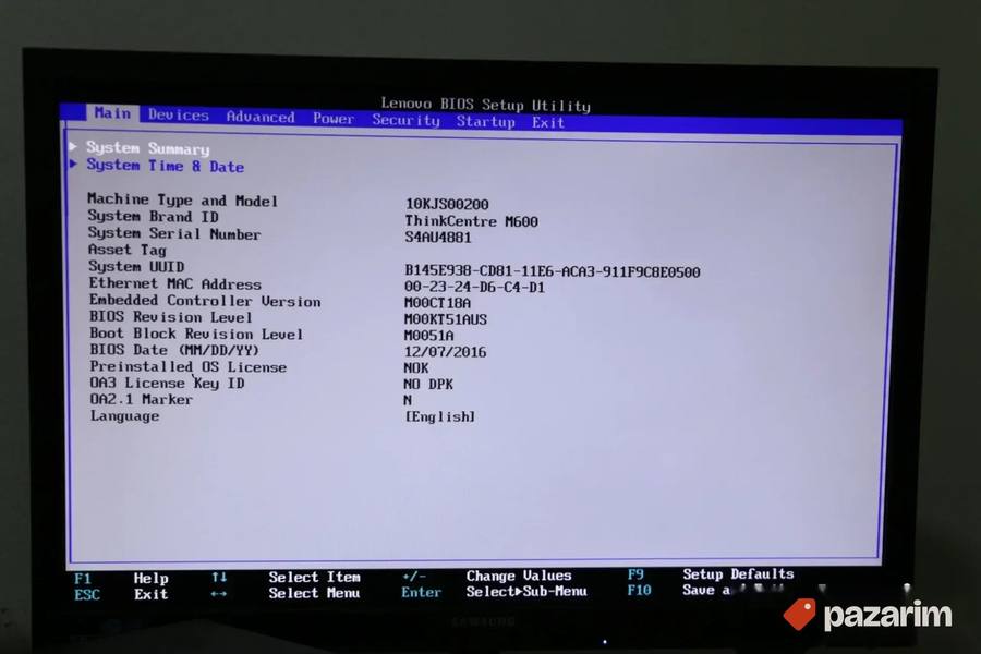 Lenovo ThinkCentre M600 4GB DDR3 Intel Celeron N3010 7