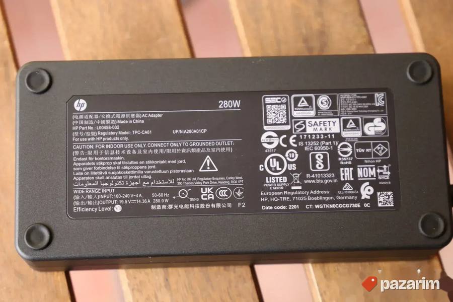 HP 19.5v 14.36A 280w 7.4x5.0mm punjac adapter 6