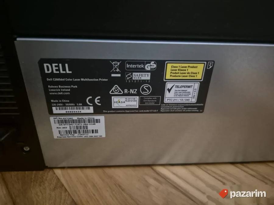 Dell C2665dnf Color Laser Multifunction Printer 7