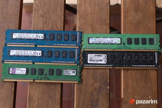 5xram memorije DDR3 ECC Unbufered 3x4gb 2xgb