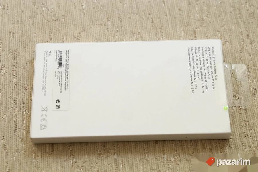 Apple Iphone 12 12 Pro Silicone Case MagSafe Green A2497 3
