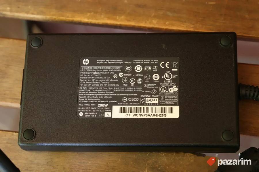 HP 19.5v 10.3A 200w 7.4x5.0mm punjac adapter 2