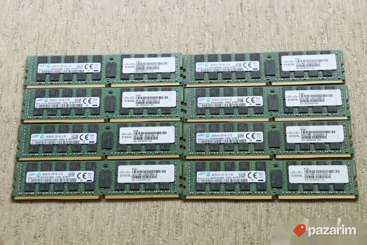 Samsung 256GB (8x32gb) 2133MHz DDR4 ECC 1