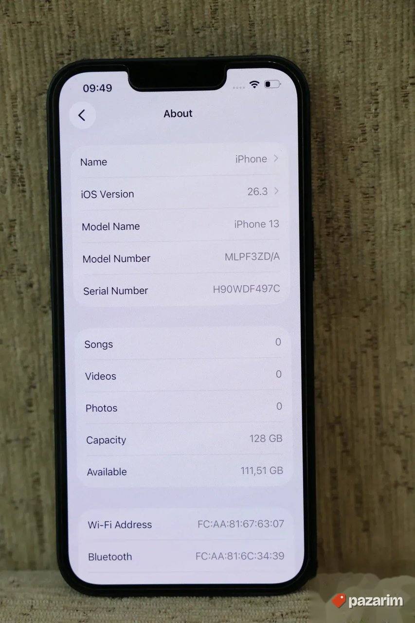 Apple Iphone 13 128gb sim free BH 86% 3