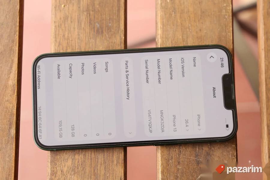 Apple Iphone 13 128gb sim free BH 74% 3
