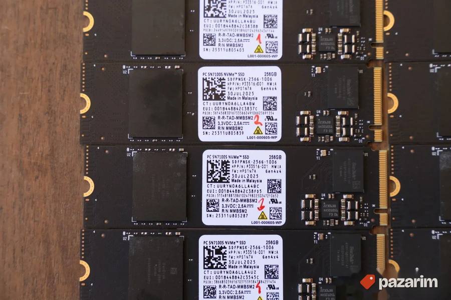 SanDisk 256GB Gen4 x4 PCI Express NVMe M.2 2280 SN7100S Novi 2