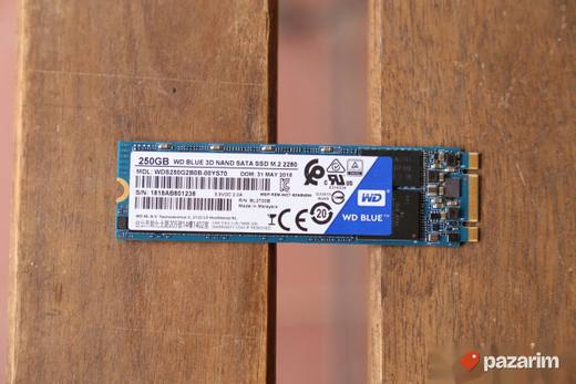 WD Blue 250GB 3D Nand Sata SSD M.2 2280