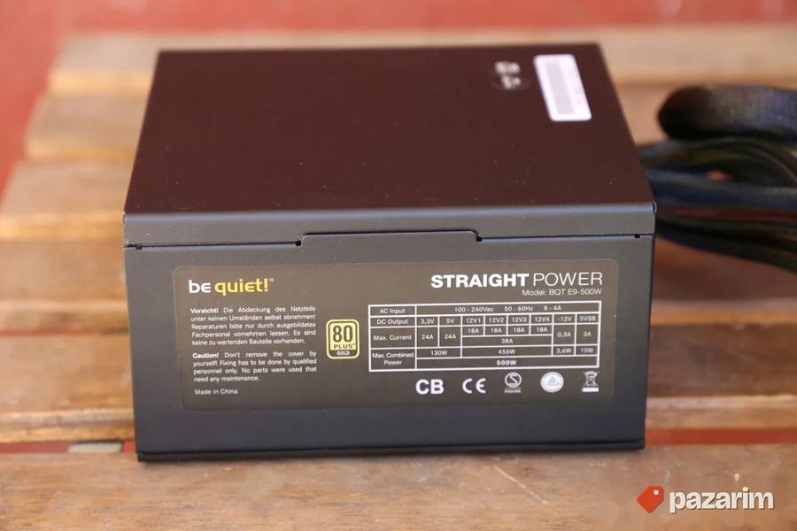 BeQuiet Straight Power BQT E9 500w 80+ Gold 2