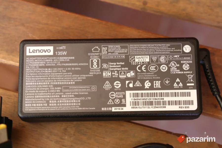 Lenovo 20v 6.75A 135w Kocka punjac 3