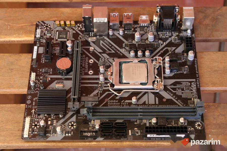 Gigabyte H310M S2H + Intel i5 9500 3.0GHz LGA 1151 DDR4 7