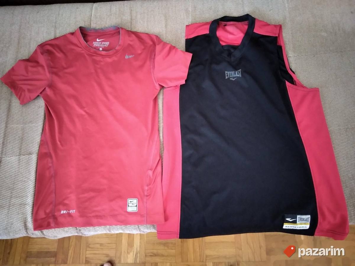 Dve muške majice, Nike Pro Kombat dri-fit i Everlast, vel. S 1