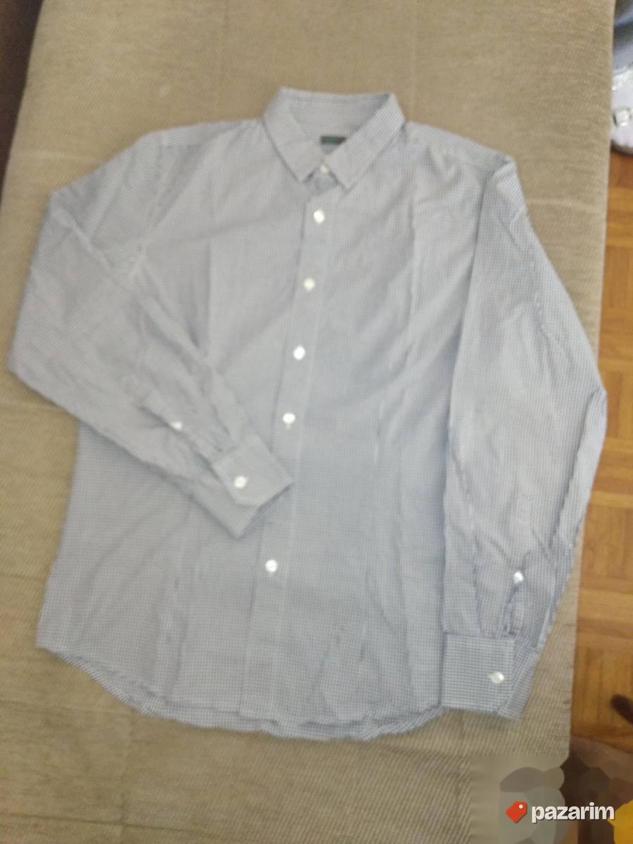 BENETTON santoria, originalna muška košulja, vel. broj 41/42 3