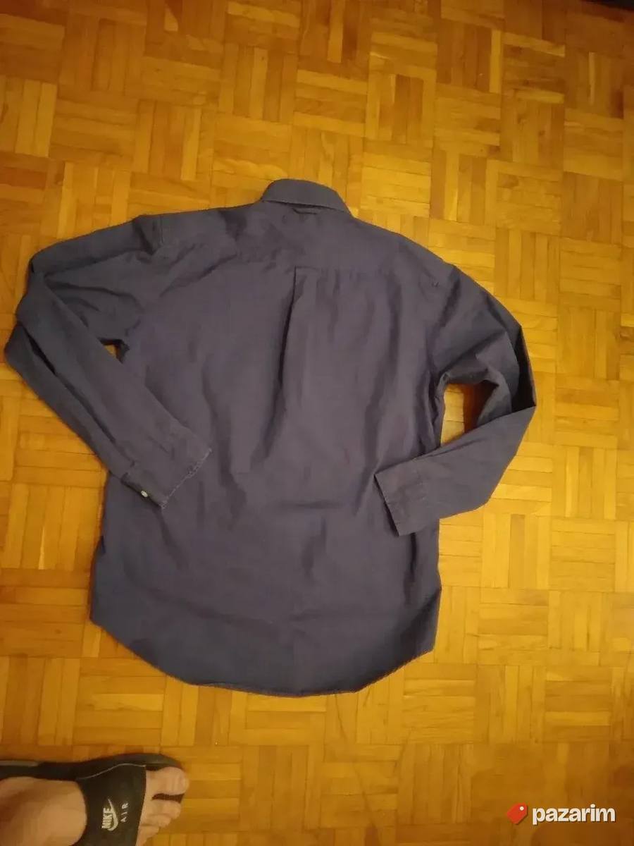 TOMMY HILFIGER originalna muška košulja, teget, vel. S 5
