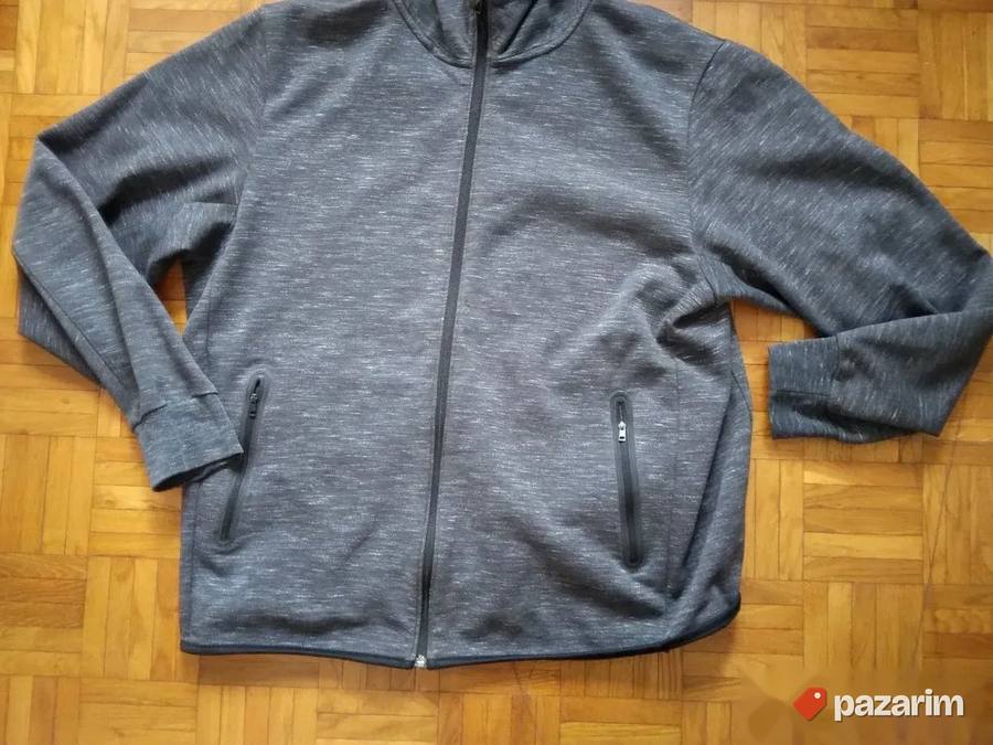 UniQlo muška trenerka, sa kapuljačom, siva, vel. XXL 5
