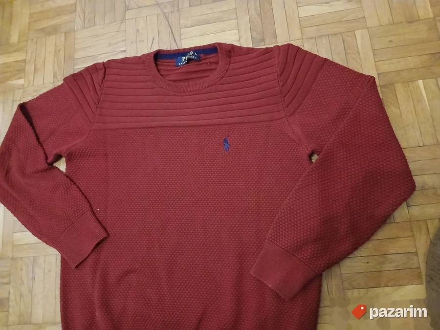 Polo Ralph Lauren muski dzemper, bordo,vel M 5