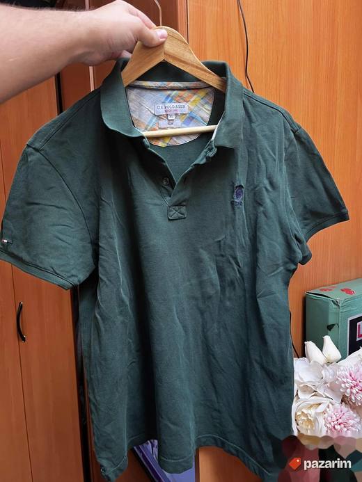 Polo USPA muska majica L zelena