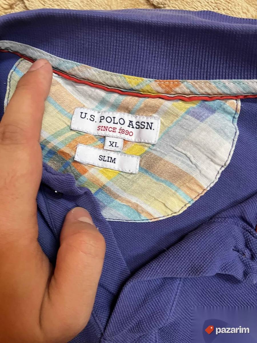 Polo USPA muska majica L - plava 2