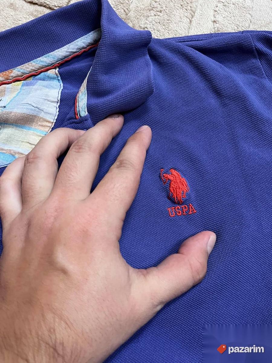 Polo USPA muska majica L - plava 3