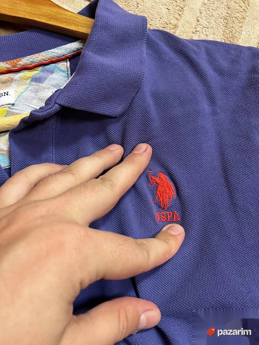 Polo USPA muska majica L - plava 7