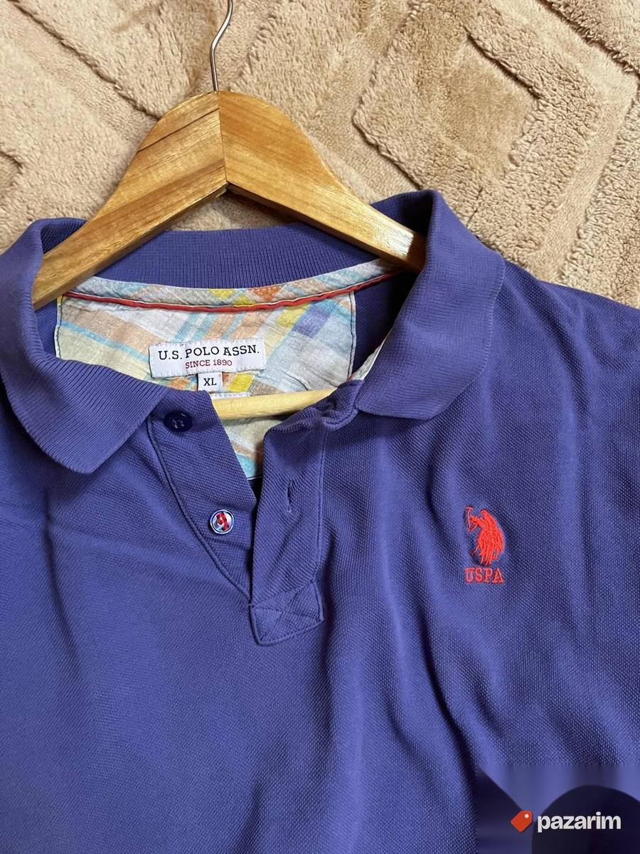 Polo USPA muska majica L - plava 8