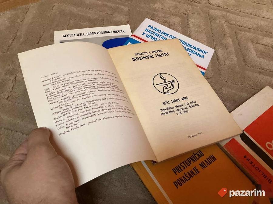 5 knjiga iz Defektologije 7