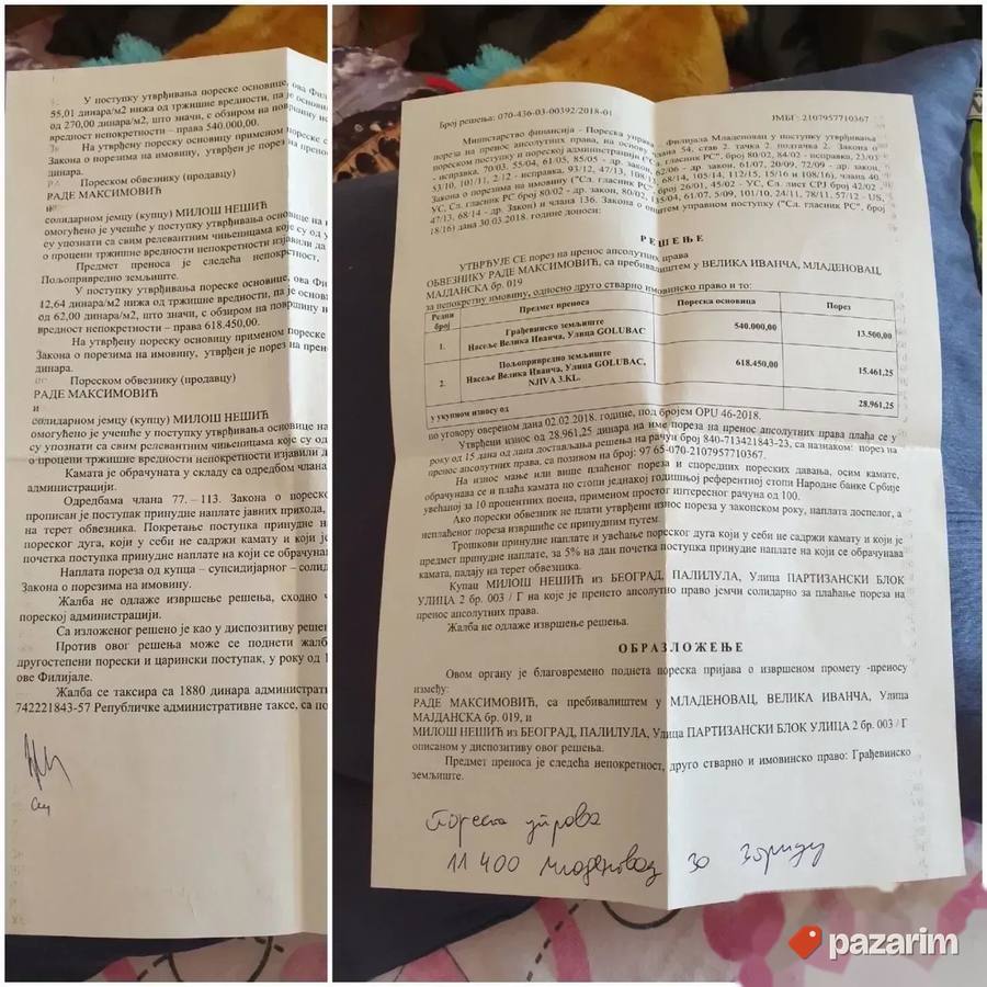 Plac na obroncima Planine Kosmaj-Velika Ivanca 120ari deljiv 3