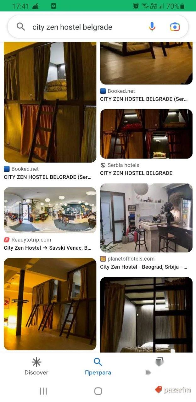 Izdajem Hostel Kapsularni na Zelenom Vencu 3
