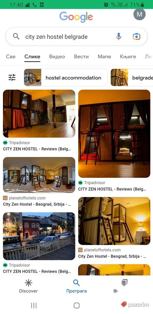 Izdajem Hostel Kapsularni na Zelenom Vencu 6