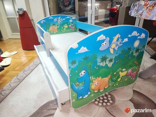 deciji DINO krevet 144x74x65