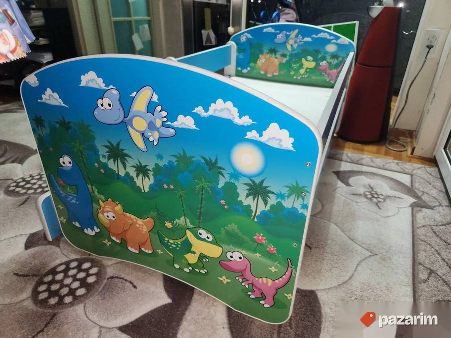 deciji DINO krevet 144x74x65 2