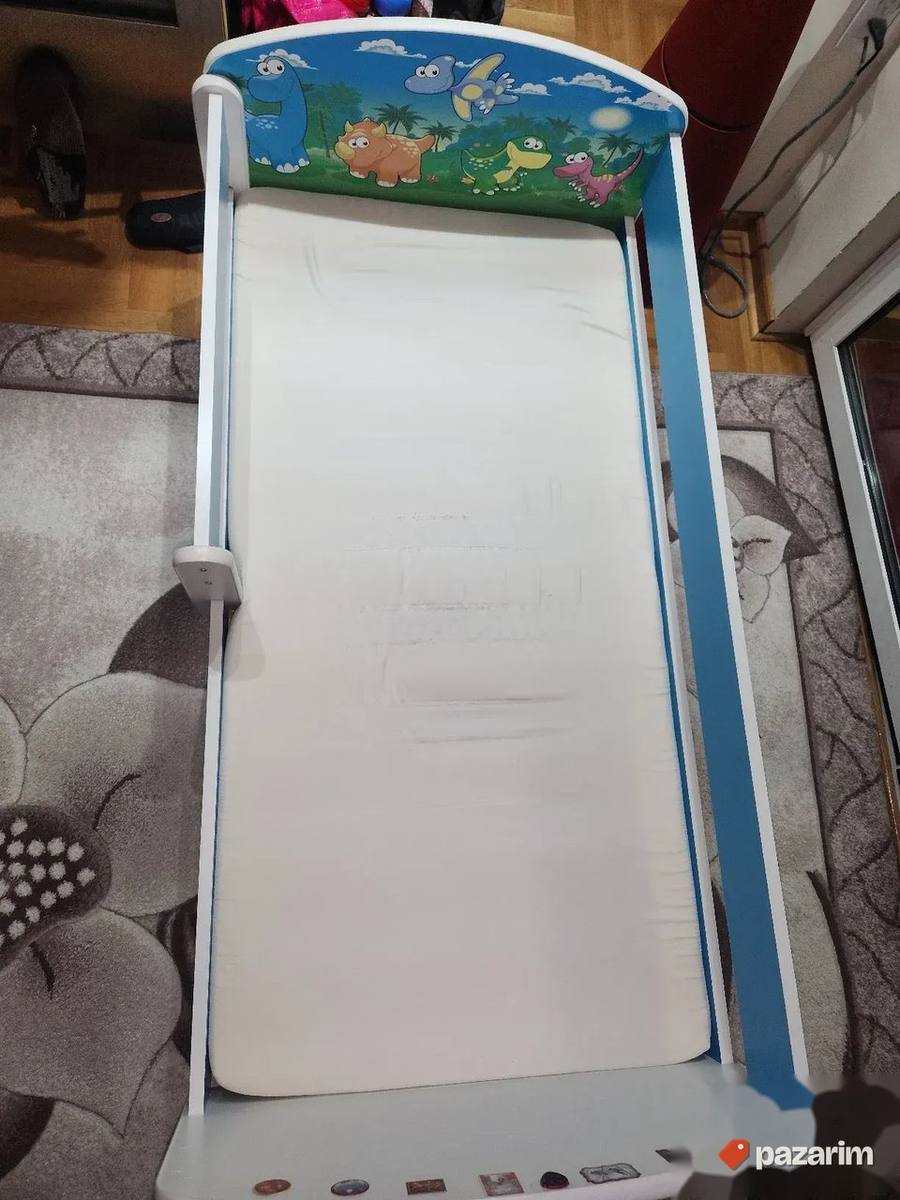 deciji DINO krevet 144x74x65 6