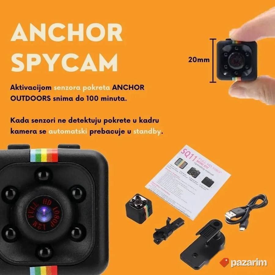 Mini camera SQ11 kamera kamerica mini SPY špijunska kamera 2
